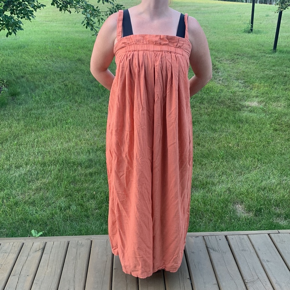 Free people peach romper